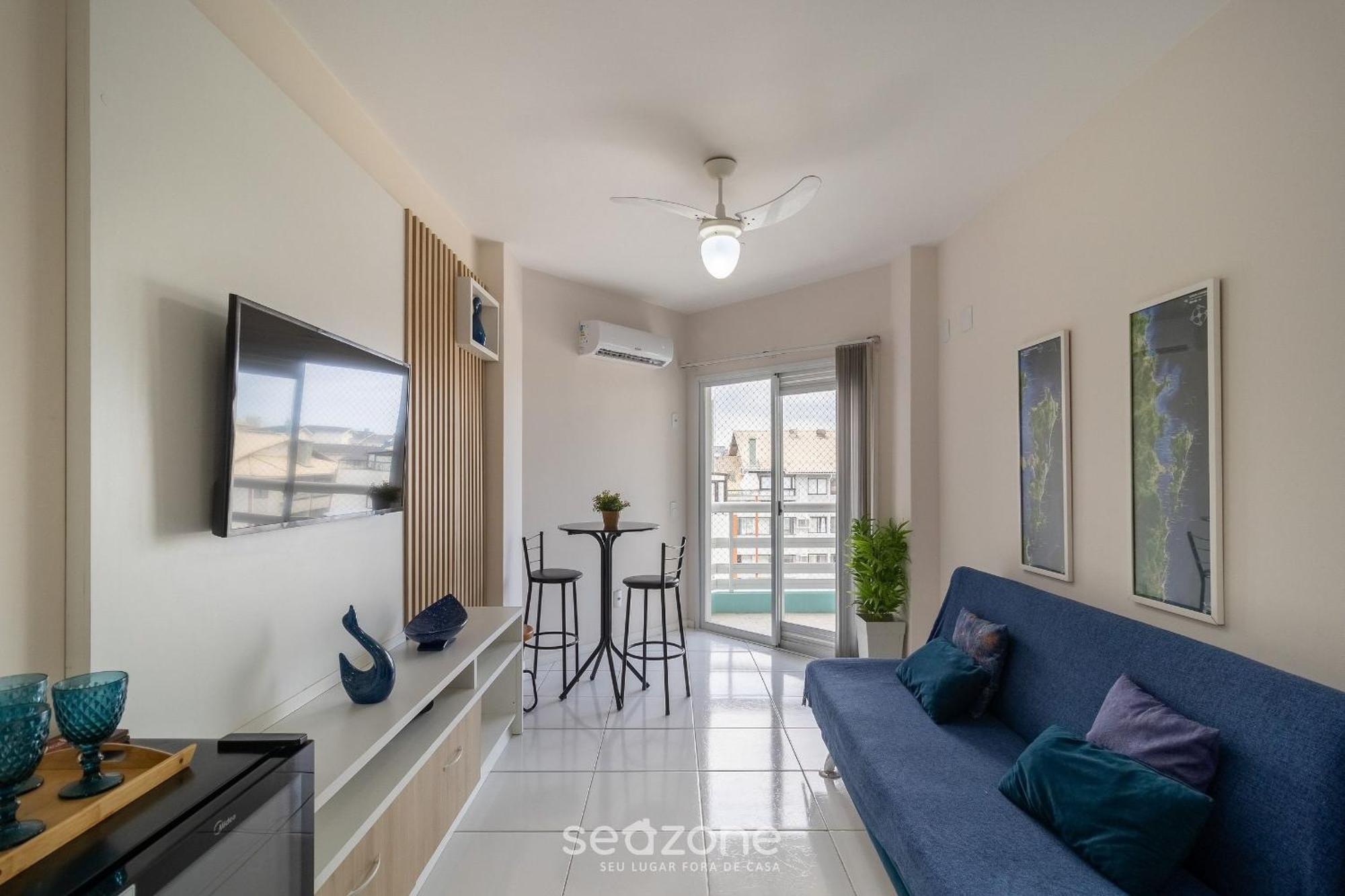 Apartamento Charme A Passos Do Mar Nos Ingleses Ftm0401 *